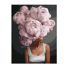 Paintboy Картина по номерам GX 38445 Девушка-цветок. Уверенность в себе (Джадд Эми) 40х50 см