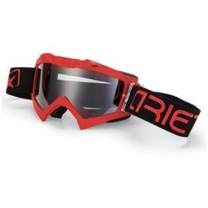 Маска кроссовая Ariete ADRENALINE PRIMIS PLUS, красный, прозрачная линзы