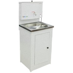 Рукомойник "Акватекс" металл. 500х450 белое золото (ЭВН-20л +мойка нерж.) в коробе