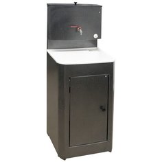 Рукомойник "Акватекс" металл. 500х450 серебро (ЭВН-20л +мойка ПЛАСТ.) в коробе