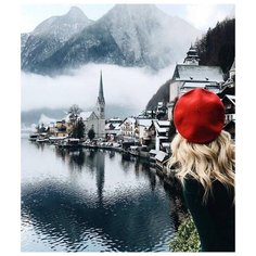 Paintboy Картина по номерам GX34827 Девушка в Гальштате 40х50 см