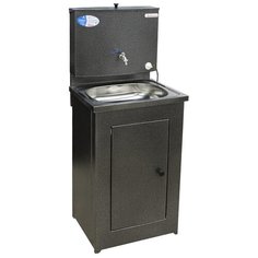 Рукомойник "Акватекс" металл. 500х450 серебро (ЭВН-20л +мойка нерж.) в коробе