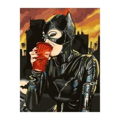 Paintboy Картина по номерам GX 38195 Женщина-кошка 40х50 см