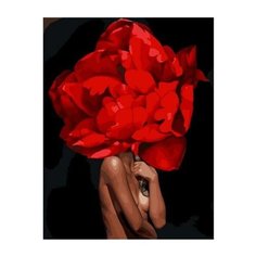 Paintboy Картина по номерам GX 36356 Девушка-цветок. Искушение (Джадд Эми) 40х50 см