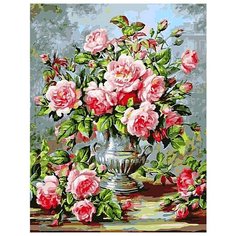 Paintboy Картина по номерам GX9081 Роскошный букет роз 40х50 см