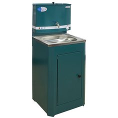 Рукомойник "Акватекс" металл. 500х450 лагуна (ЭВН-20л +мойка нерж.) в коробе