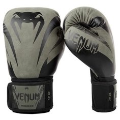 Перчатки боксерские Venum Impact Khaki/Black 10 унций