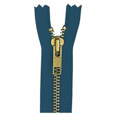 Застежка-молния тип 5 (5,75мм), неразъемная, длина 18см, YKK, 0504219/18 (839 джинсово-голубой)