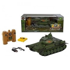Танк р/у 1:24 T-34 (СССР), аккум. Пламенный мотор