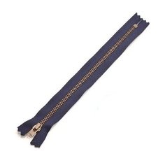 Застежка-молния тип 3 (4,50мм), неразъемная, длина 8см, YKK, 0643475/8 (058 темно-синий)