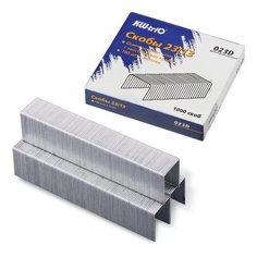 Скобы для степлера KW-trio № 23/17, 1000 штук, в картонной коробке, до 140 листов, -023H