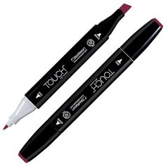 Маркер TOUCH двухсторонний на спиртовой основе 001 красный винный