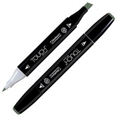 Маркер TOUCH двухсторонний на спиртовой основе 241 серо-зеленый насыщенный