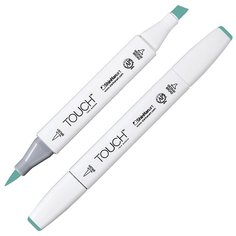 Маркер TOUCH BRUSH двухсторонний на спиртовой основе 251 синий верона