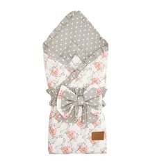 Одеяло на выписку AmaroBaby HAPPY Подарочек, серый