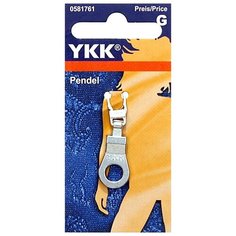 Подвеска для застежки-молнии Pendel с карабином, YKK, 0581761