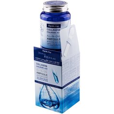Увлажняющая ампульная сыворотка с коллагеном и гиалуроновой кислотой Collagen Hyaluronic Acid 250ml Farmstay