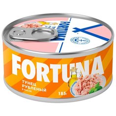 Тунец Fortuna рубленый в масле 6 шт по 185 г Фортуна