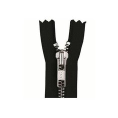 Застежка-молния тип 5, двухзамковая, длина 50см, YKK, 0573664/50 (580 черный)