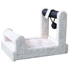 Когтеточка-лежак 40х30х30 см, кремовый Pet Choice