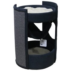 Когтеточка-комплекс 40х40х60 см, графит Pet Choice