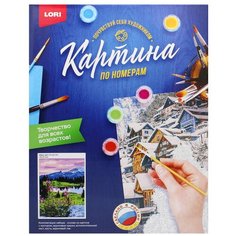 Картина по номерам на картоне "Иван чай". Lori