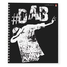 Тетради на гребне А5+ ГР. "RAP & DAB" 4 ВИДА. Набор 4 шт. Цена за 4 шт. Альт