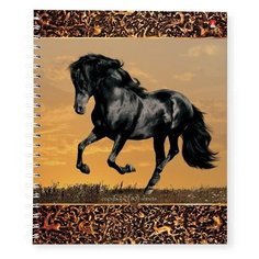 Тетрадь 80Л. А5+ ГР. "ЛОШАДИ" 4 ВИДА ,набор 4 шт,цена за набор Альт