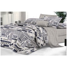 Комплект постельного белья сатин 1.5 спальный хорошие новости Эльф