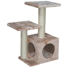 Когтеточка-комплекс 40х30х67 см, бежевый Pet Choice