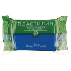 Пластилин ОСОБО МЯГКИЙ, КУКУРУЗНЫЙ, 40 ГР, синий Hobby Time