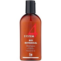 Sim Sensitive SYSTEM 4 Bio Botanical Shampoo Био Ботанический Шампунь для лечения выпадения волос и восстановление роста волос, 215 мл