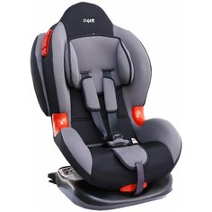 Автокресло группа 1/2 (9-25 кг) Siger Кокон-Isofix, серый