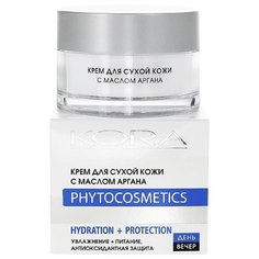 Kora Phytocosmetics Крем для сухой кожи с маслом аргана для лица, 50 мл КОРА