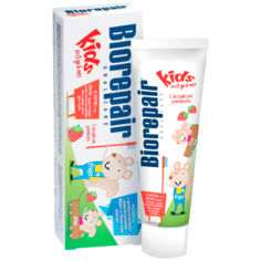 Зубная паста Biorepair Kids с экстрактом земляники для детей от 0 до 6 лет, 50 мл