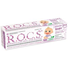 Зубная паста R.O.C.S. Babу Аромат липы 0-3 лет, 45 г