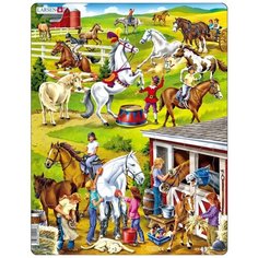 Рамка-вкладыш Larsen Скачки (US26), 50 дет.