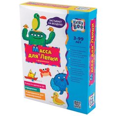 Масса для лепки Kribly Boo с формочками 4 цвета по 20 г (53462)