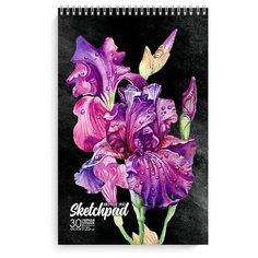 Альбом Феникс Красивые цветы 29.2 х 19.5 см, 120 г/м², 30 л.