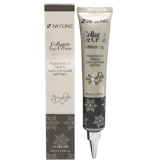 3W Clinic Крем для век отбеливающий с коллагеном Collagen Eye Cream Whitening, 40 мл