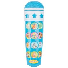 Азбукварик микрофон Караоке Песенки друзей голубой