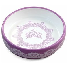 Миска Triol CB06/30231006 200 мл белый/фиолетовый