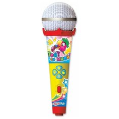 Азбукварик микрофон Пой со мной! Танцевальные хиты желтый/синий/красный