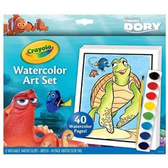 Crayola Набор с краской и раскрасками "В поисках Дори"