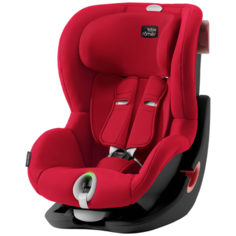 Автокресло группа 1 (9-18 кг) BRITAX ROMER King II LS, fire red black series