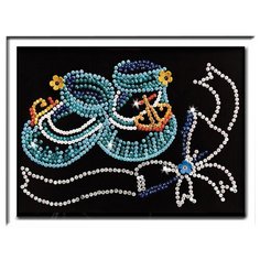 Волшебная Мастерская Мозаика из пайеток "Метрика для мальчика" 044