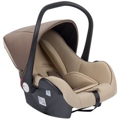 Автокресло-переноска группа 0+ (до 13 кг) Lider Kids Baby Leader Comfort II, бежевый/коричневый