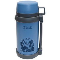 Классический термос Taller Форест, 1.2 л синий