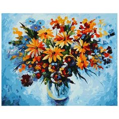 Белоснежка Картина по номерам "Разноцветные ромашки" 30х40 см (012-AS)