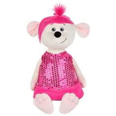 Мягкая игрушка Maxitoys Мышка Аллочка в платье 28 см